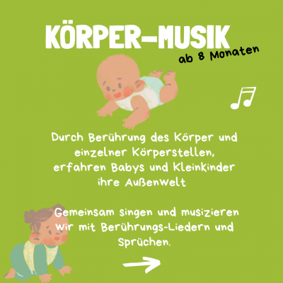 Körpermusik Themenstunde Ab 8 Monaten Musivana