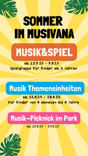 Sommer Im Musivana Graz Elternkind Musik Ferienprogramm
